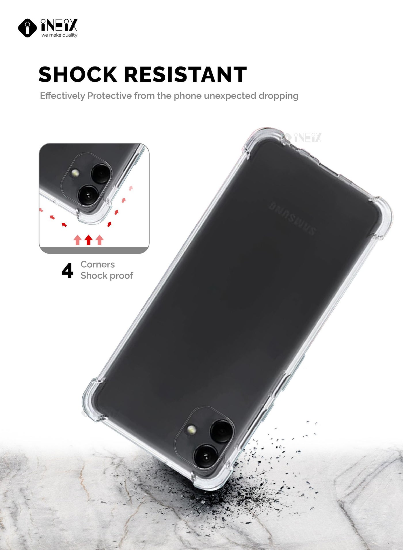 Shockproof Silicone Protective Case Cover For Samsung Galaxy A04 - Image 4