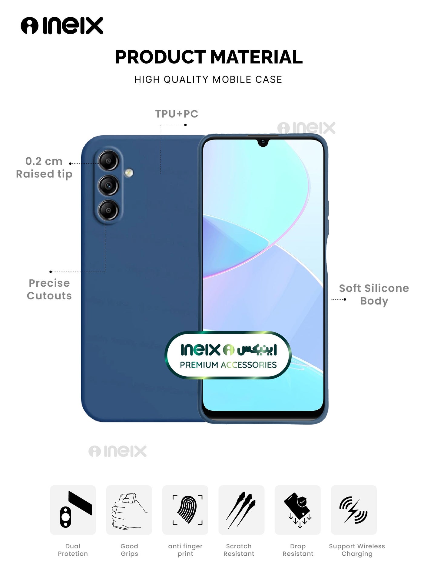 Soft Silicone Protective Case Cover For Samsung Galaxy M34 5G - Image 3