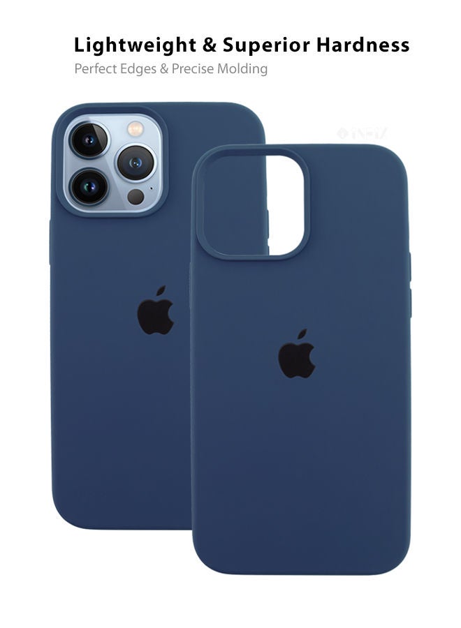 Logo Compatible Silicone Case Cover For Apple iPhone 13 Pro Matte - Image 5