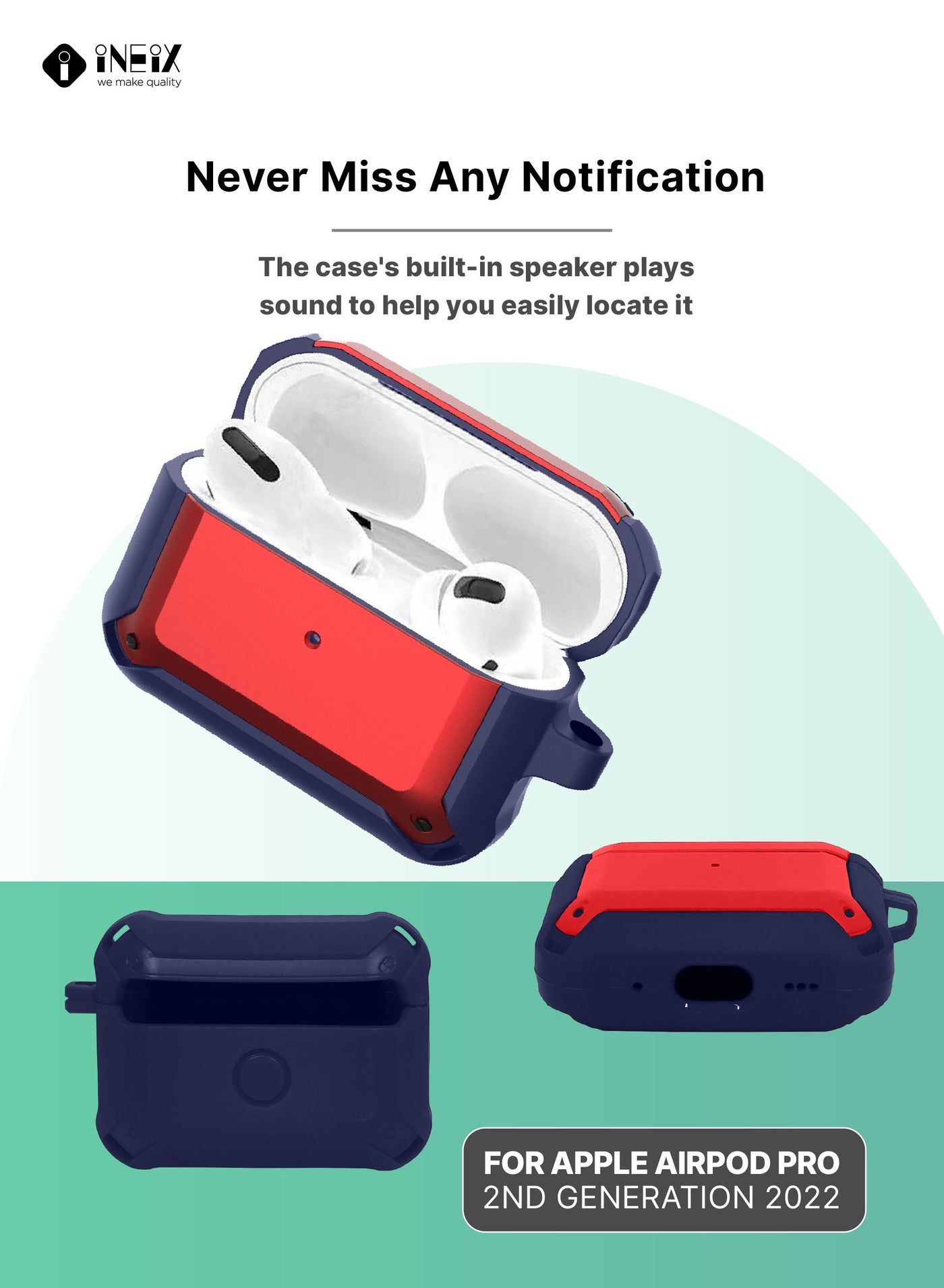 Luxury Design Shockproof Case Cover for Apple AirPods Pro 2-2022 - Image 2