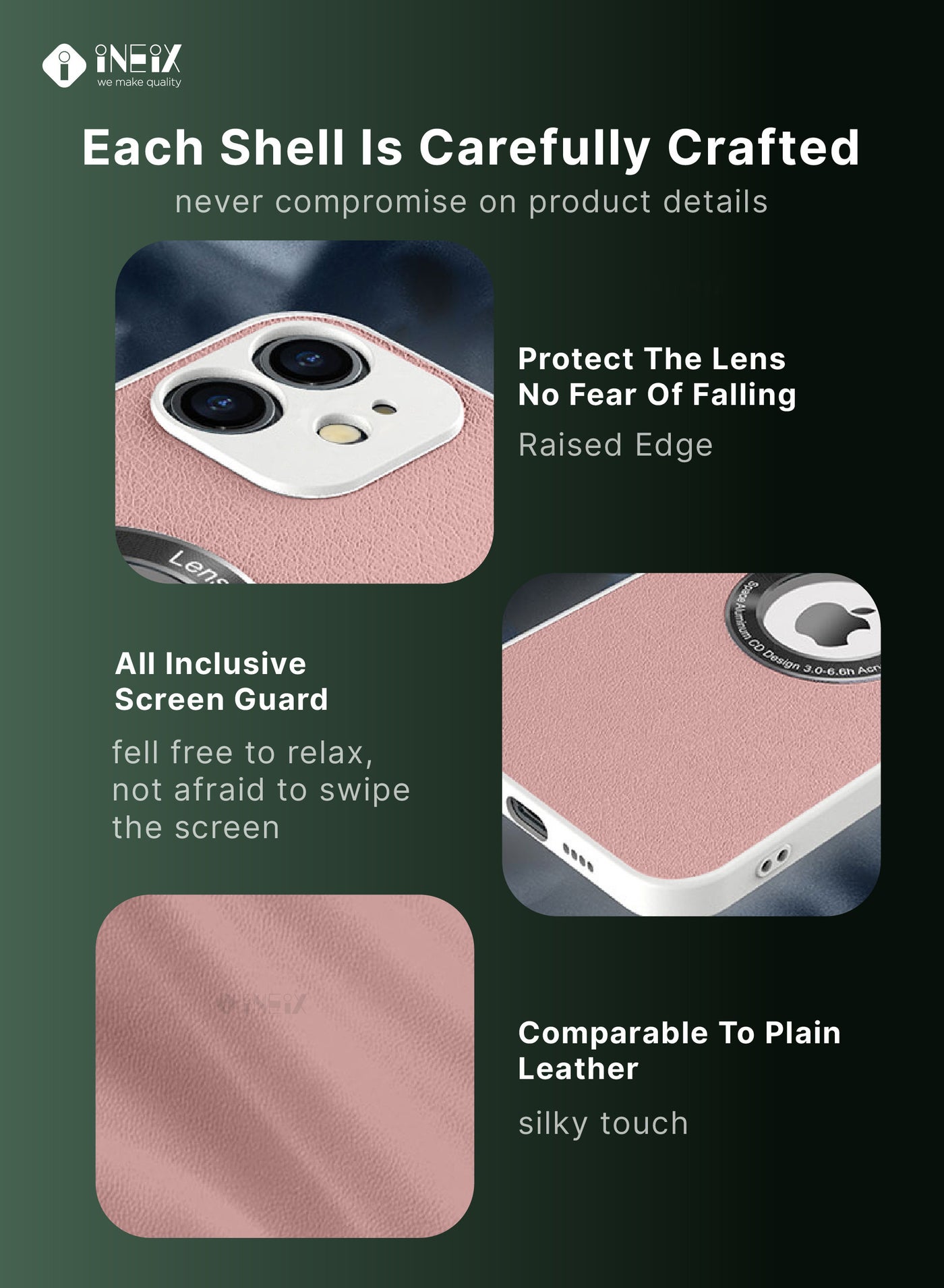 Protection Case Cover With Visible Logo Lense For Apple iPhone 12 - Image 4