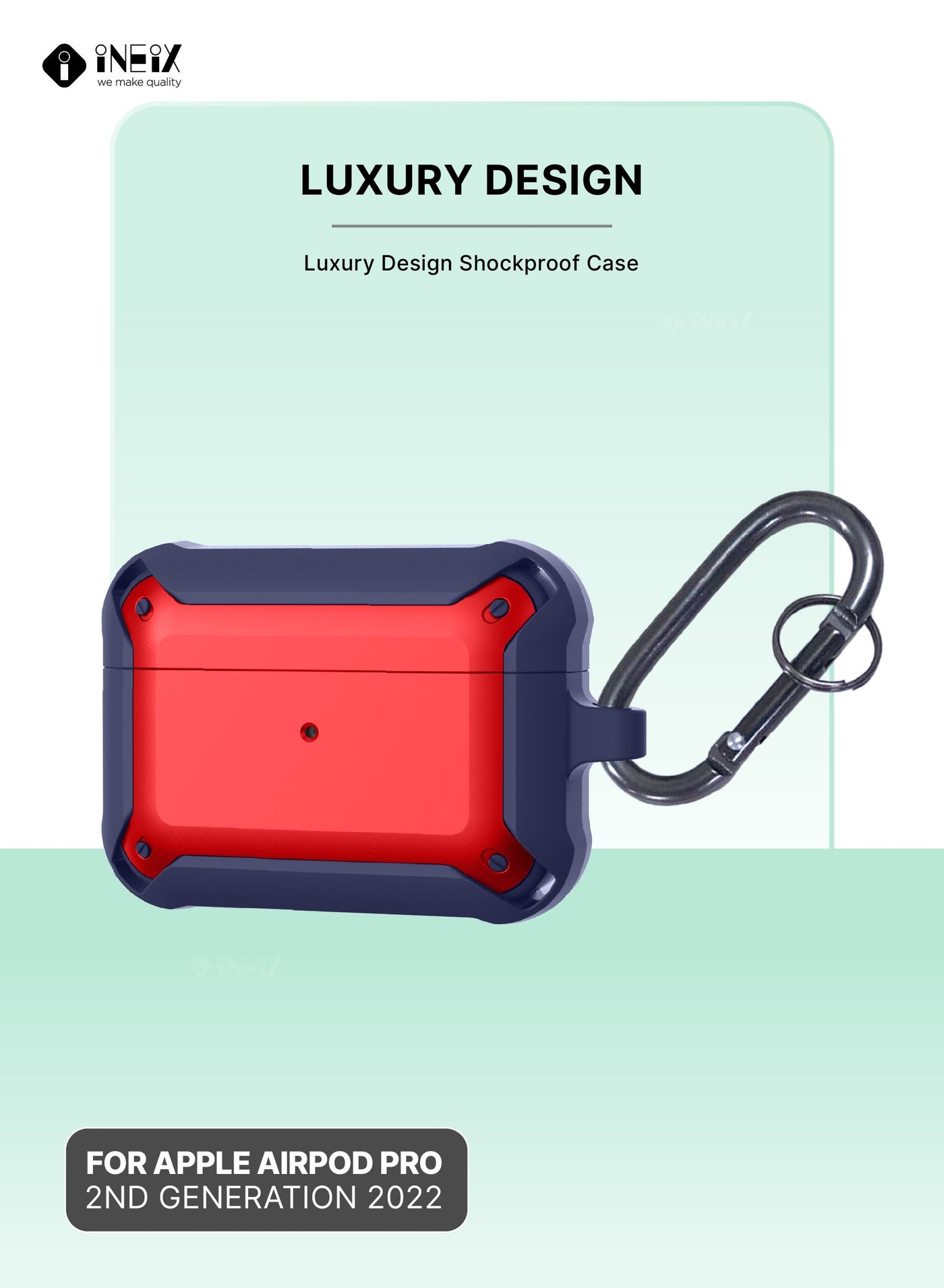 Luxury Design Shockproof Case Cover for Apple AirPods Pro 2-2022 - Image 4