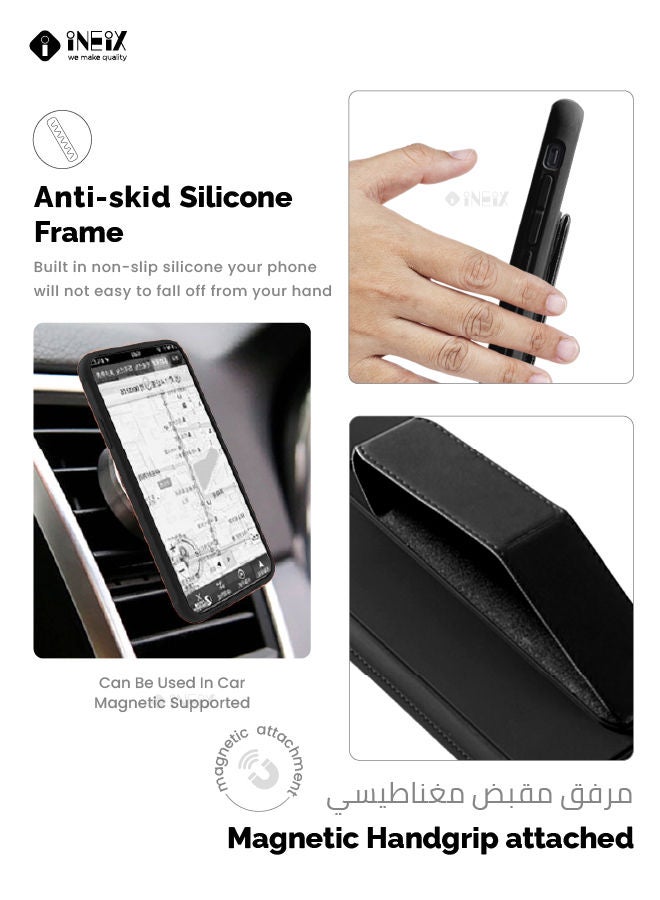 3 in 1 Magnetic Hand Grip Holder Case For Samsung Galaxy A42 5G - Image 4