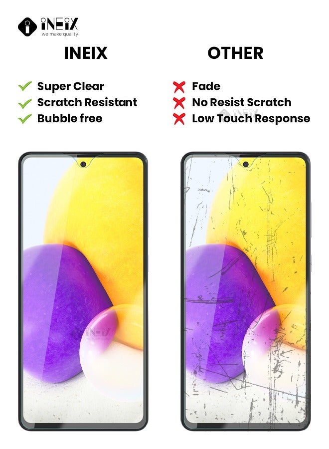 3-Pieces Tempe Glass Screen Protector For Samsung Galaxy A72 5G - Image 3
