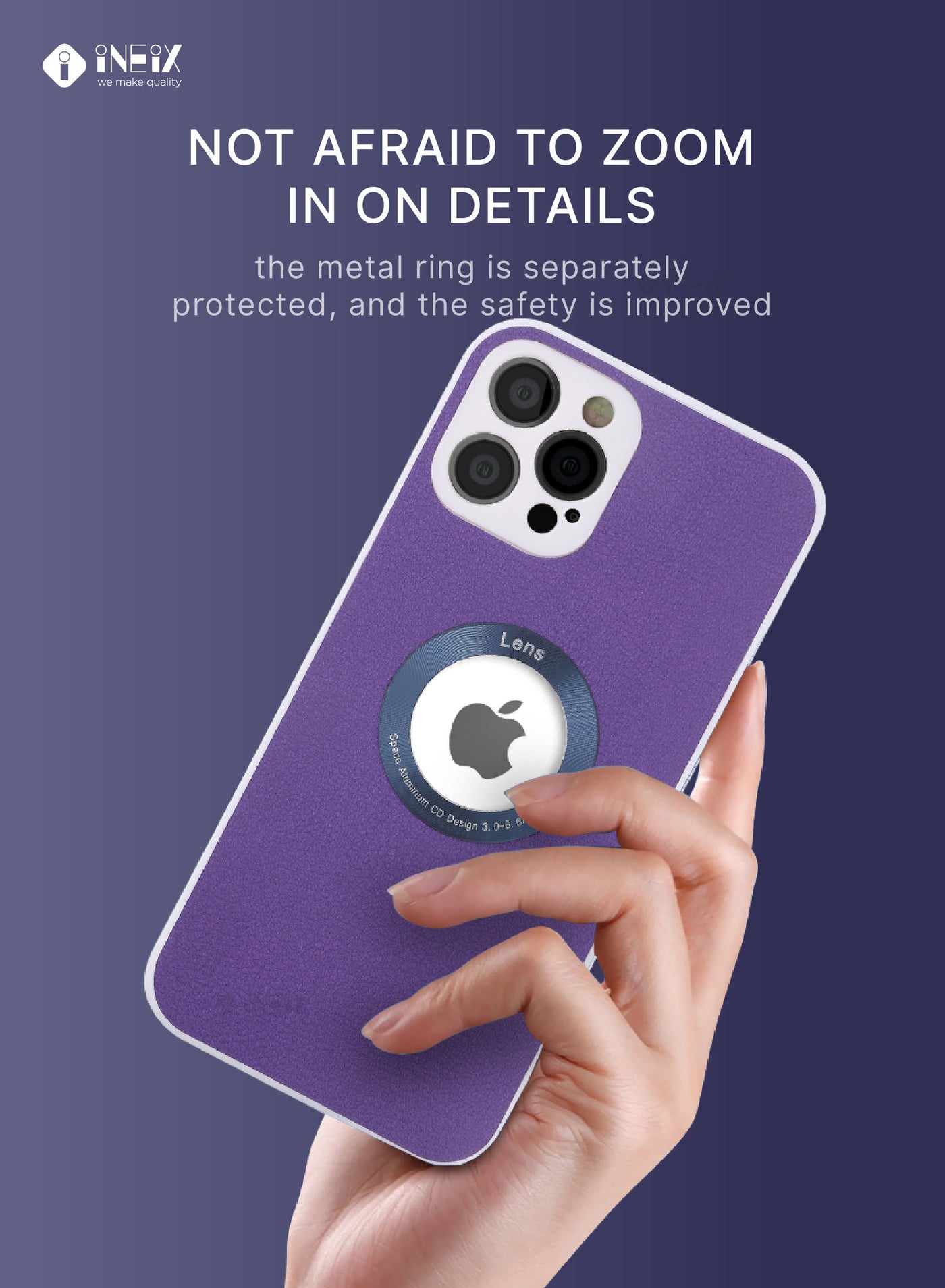 Protection Case Cover With Visible Logo Lense For Apple iPhone 12 Pro Max - Image 5