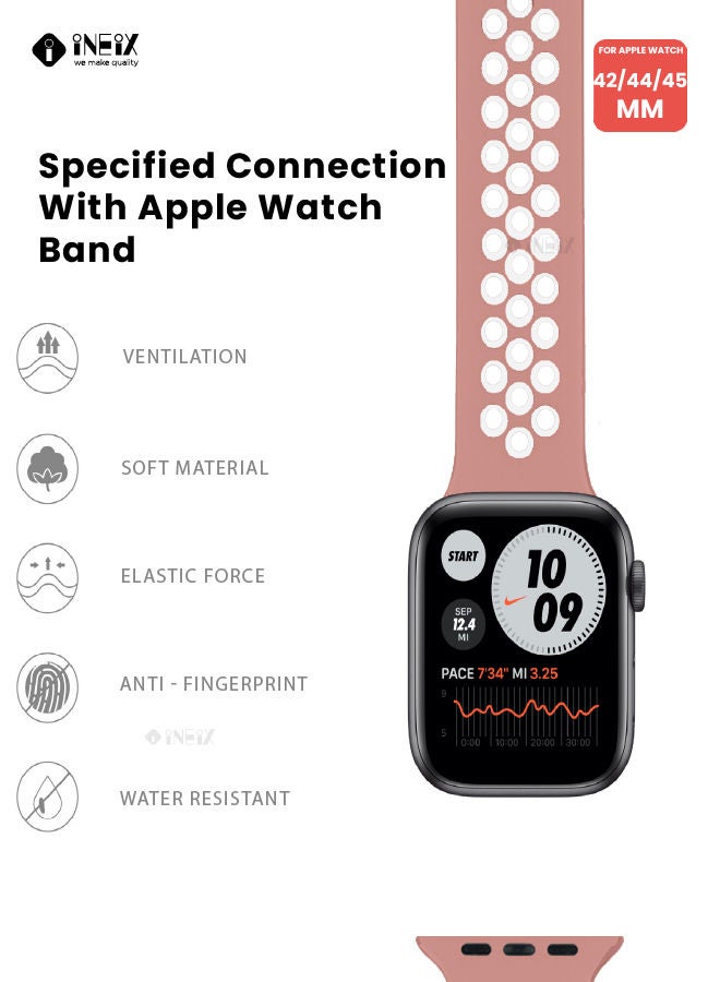 Soft Silicone Sport Nike Edition Replacement Strap For Apple Watch 42,44,45 mm - Image 2