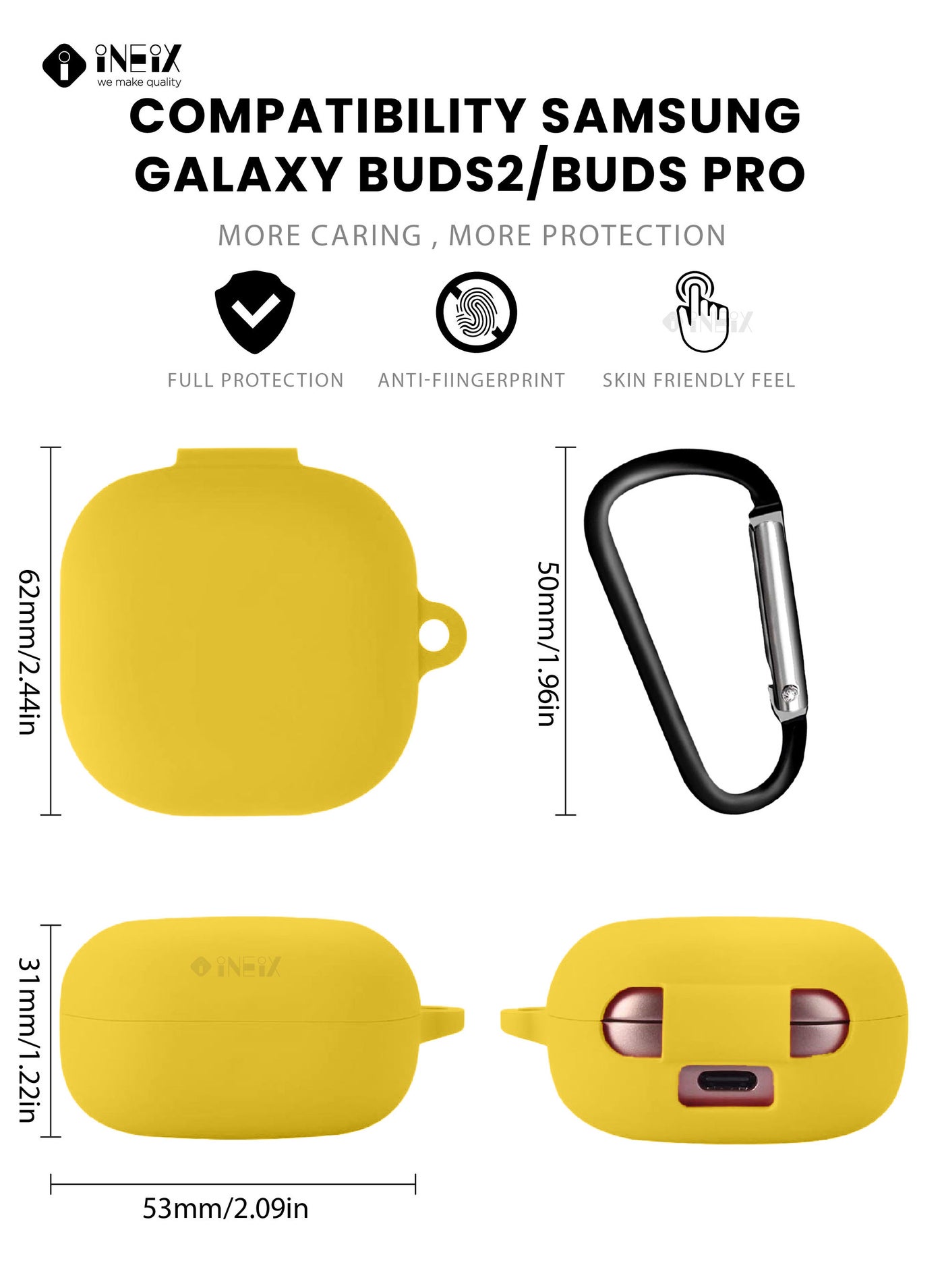 Soft Silicone Case Cover For Samsung Galaxy Buds ProBuds 2 - Image 4