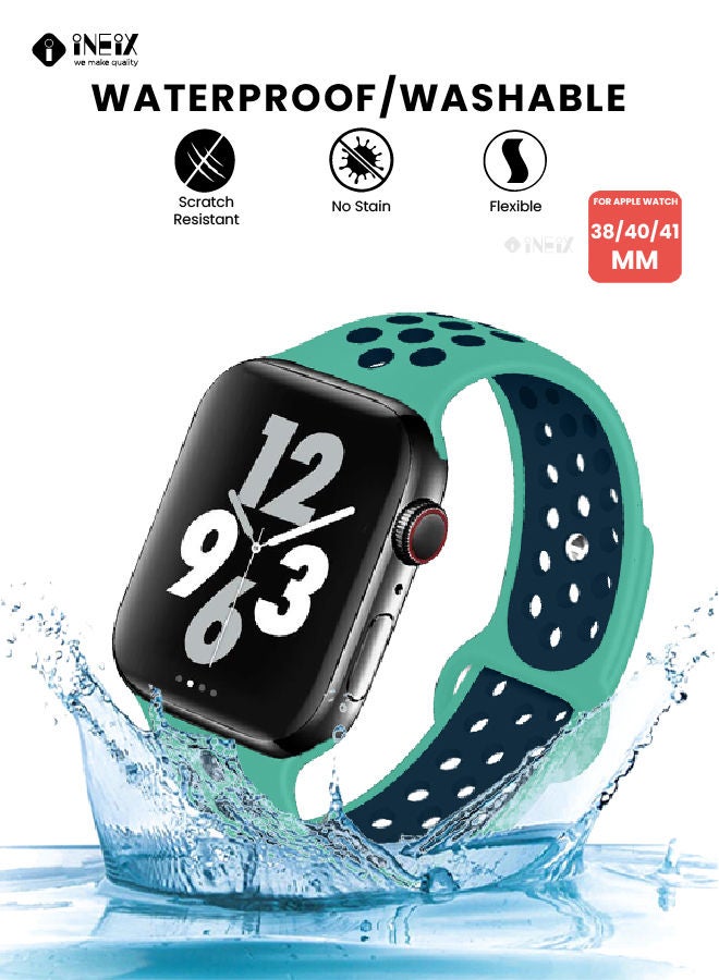 Soft Silicone Sport Nike Edition Replacement Strap For Apple Watch 38,40,41 mm - Image 5