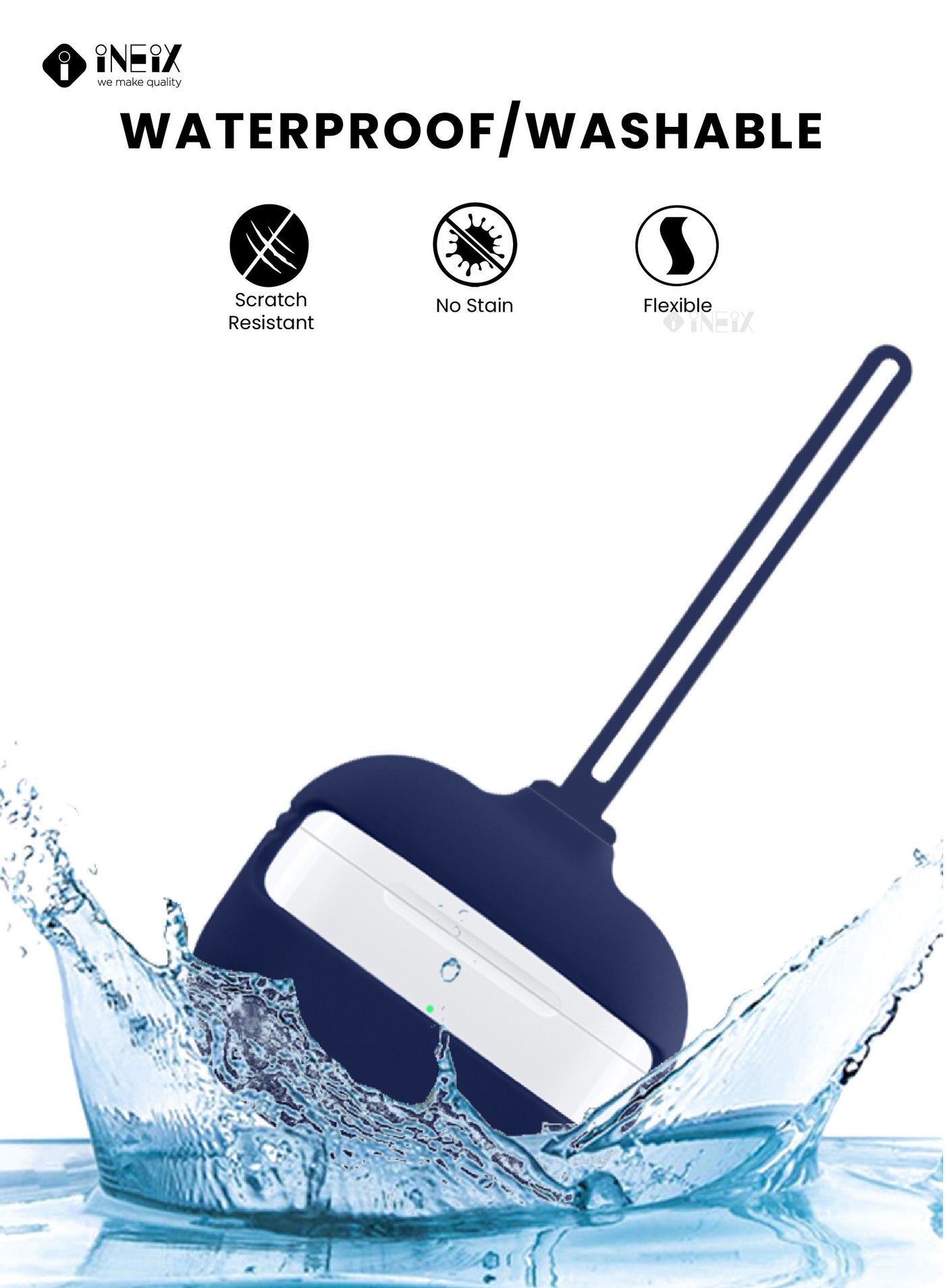 3-Piece Soft Silicone Case Cover For Apple AirPods 3 (3rd Generation) 2021 - Image 2