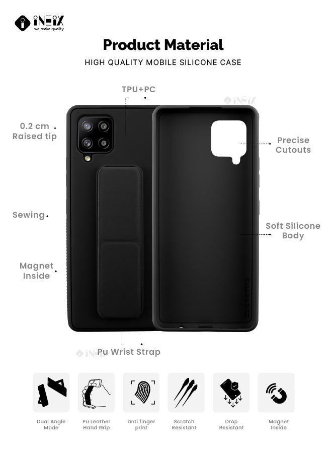 3 in 1 Magnetic Hand Grip Holder Case For Samsung Galaxy A42 5G - Image 2