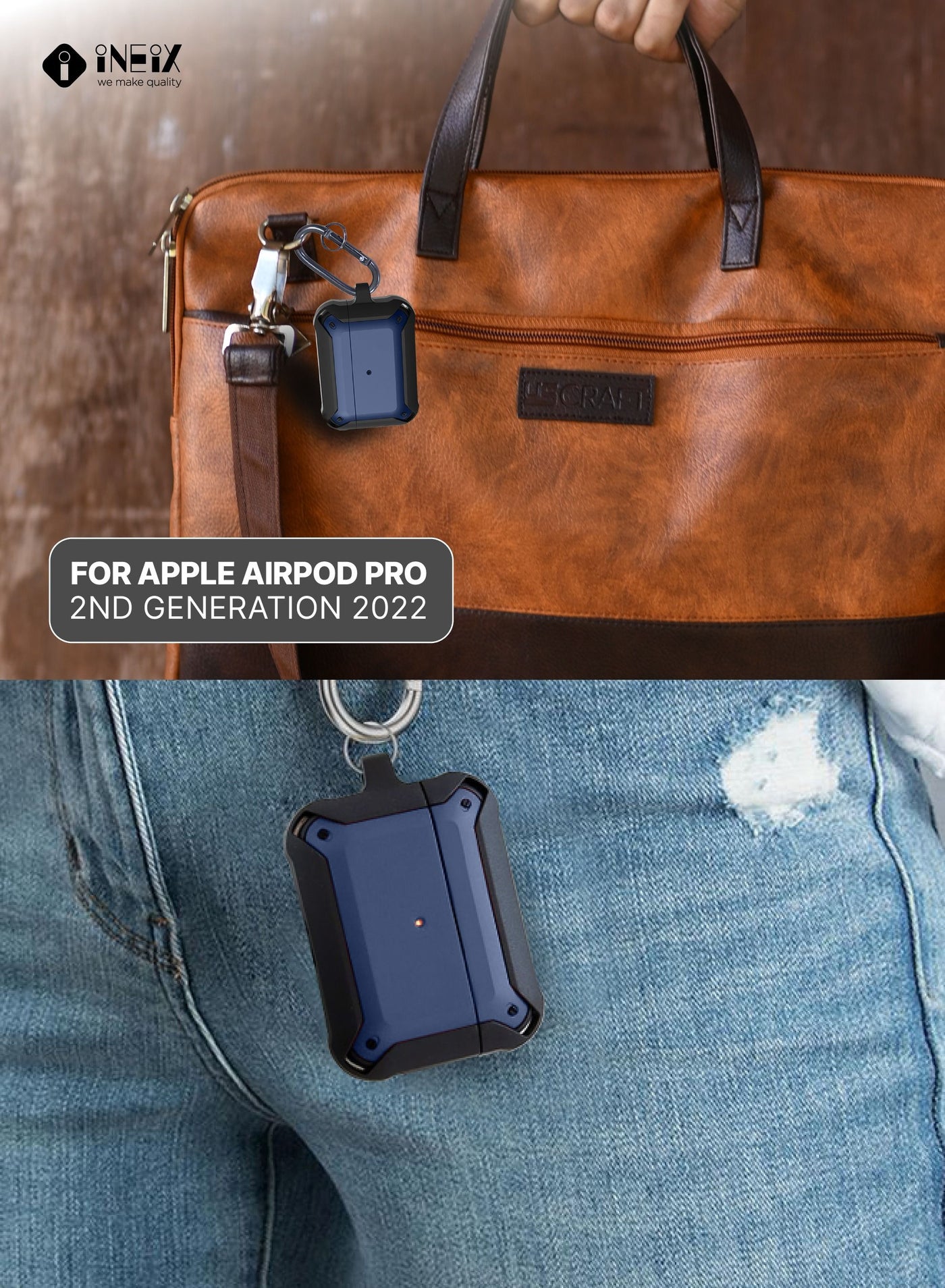 Luxury Design Shockproof Case Cover for Apple AirPods Pro 2-2022 - Image 5