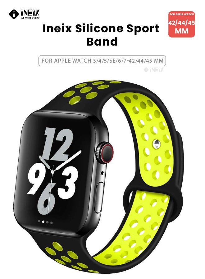 Soft Silicone Sport Nike Edition Replacement Strap For Apple Watch 42,44,45 mm