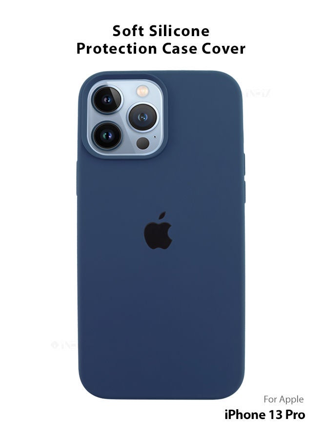 Logo Compatible Silicone Case Cover For Apple iPhone 13 Pro Matte