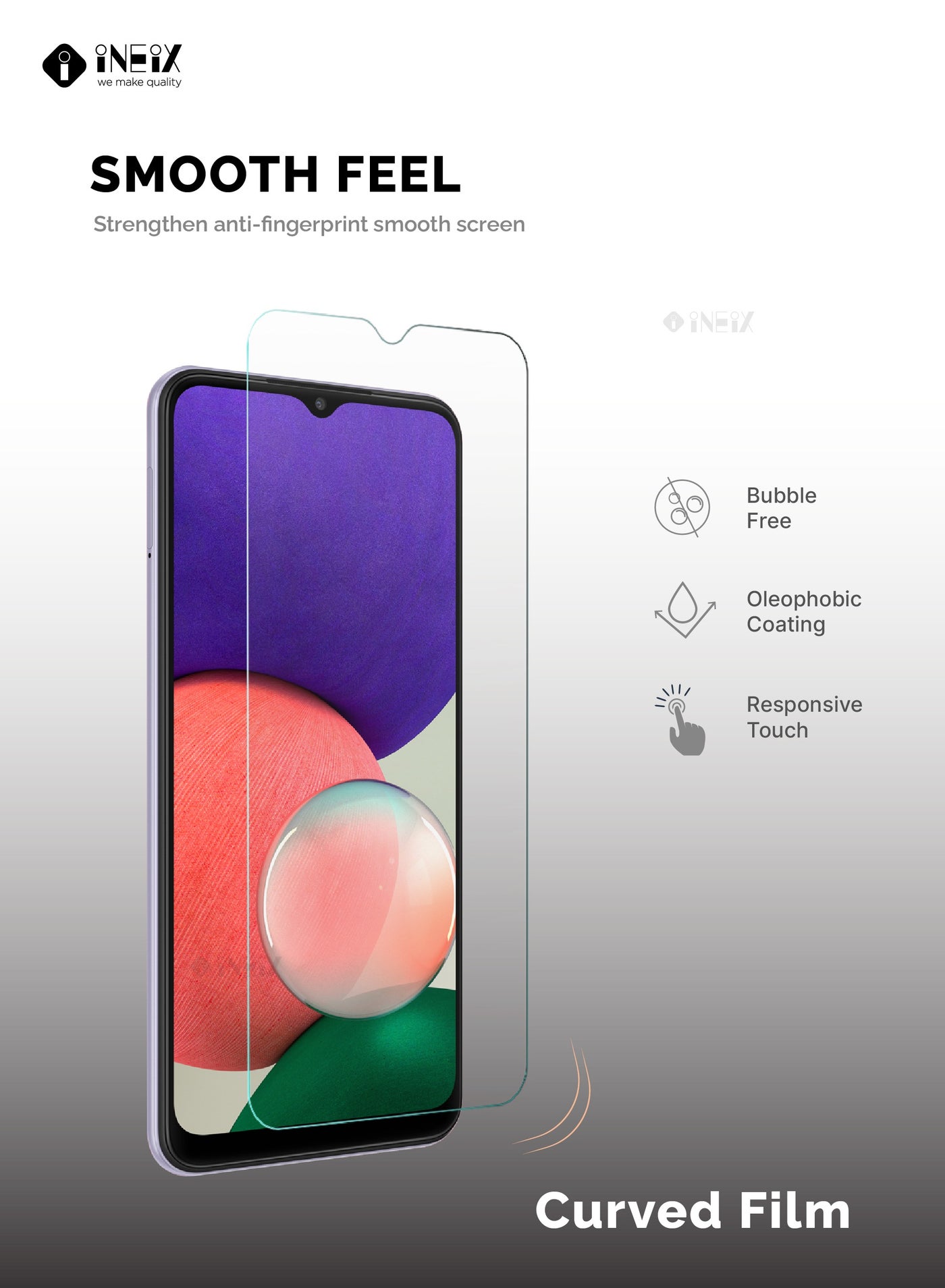 3-Pieces Tempe Glass Screen Protector For Samsung Galaxy A22 5G - Image 4