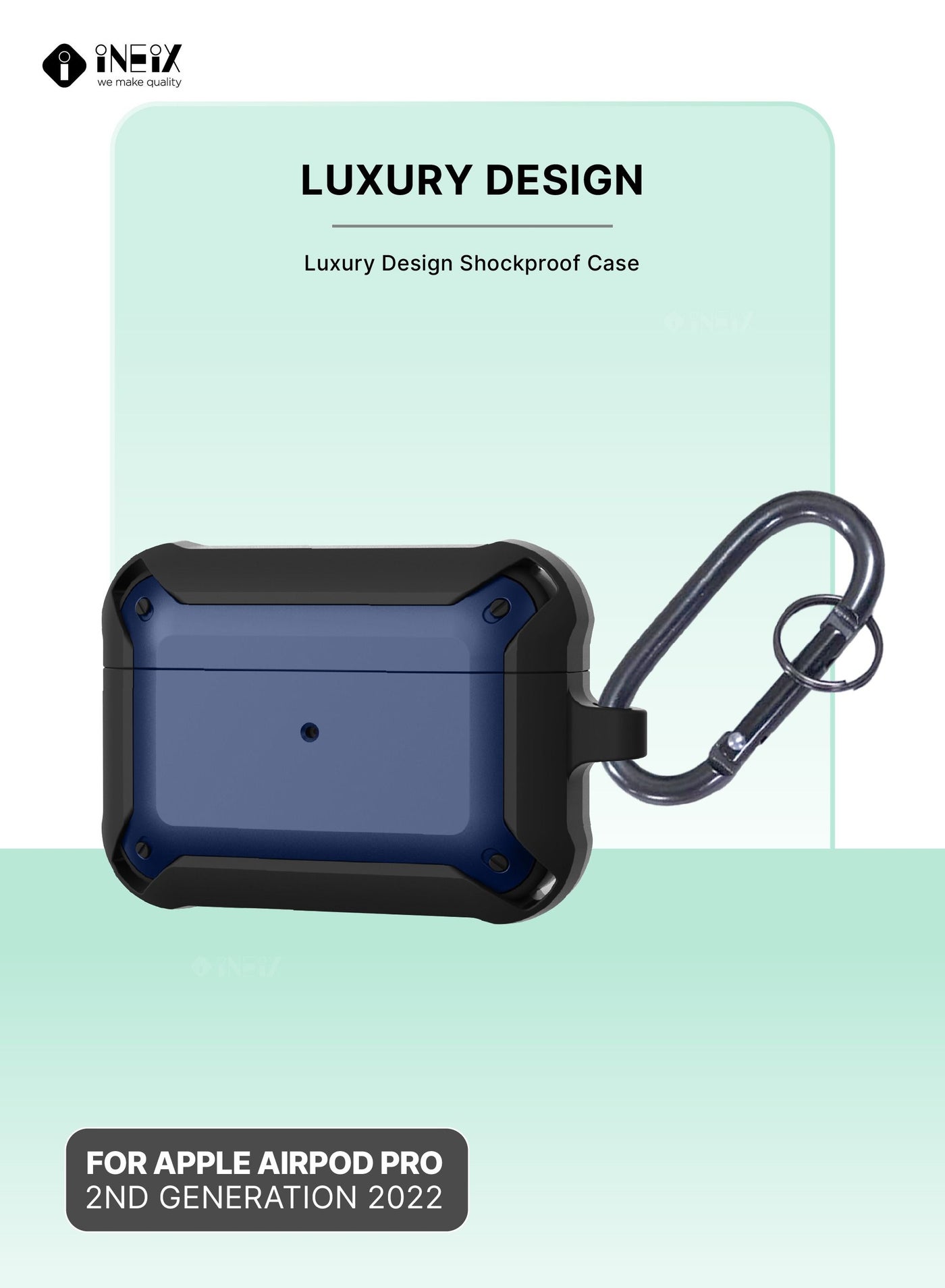 Luxury Design Shockproof Case Cover for Apple AirPods Pro 2-2022 - Image 3