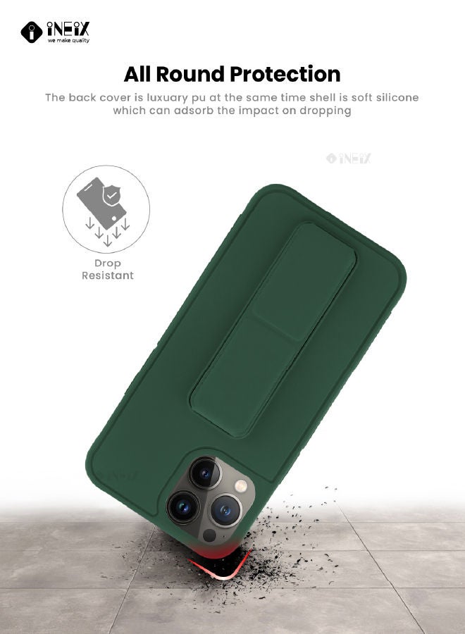 3-in-1 Magnetic Wrist Strap Hand Grip with Stand Case Cover For Apple iPhone 13 Pro Max - Image 3