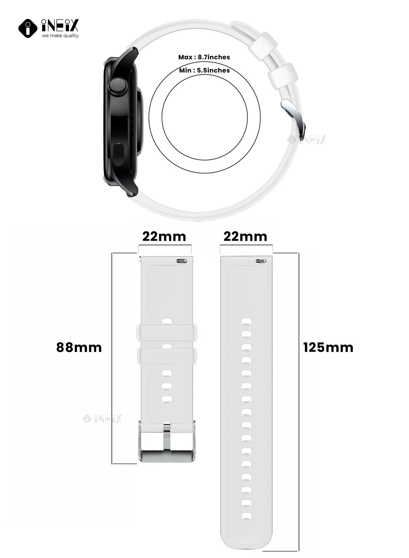 Silicone Sport Replacement Strap For Huawei Watch 3 and 3Pro - Image 3