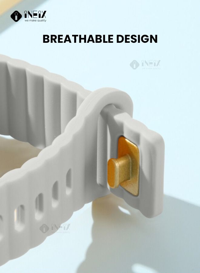 Soft Silicon Ocean Band for Apple watch 42,44,45,49mm - Image 4