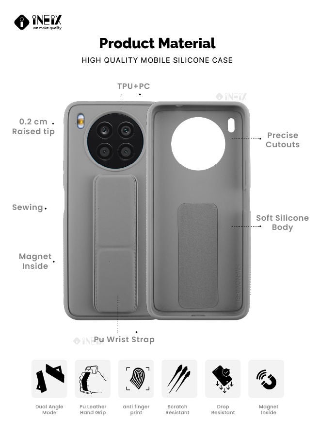 3 in 1 Magnetic Hand Grip Holder Case For Honor 50 Lite - Image 2