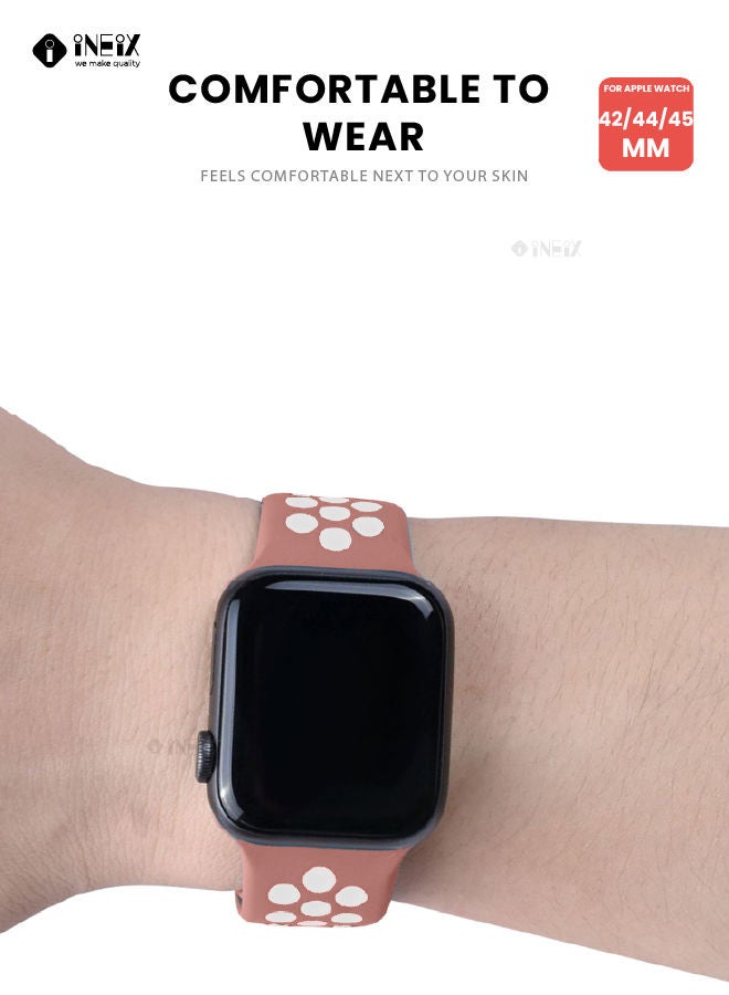 Soft Silicone Sport Nike Edition Replacement Strap For Apple Watch 42,44,45 mm - Image 3