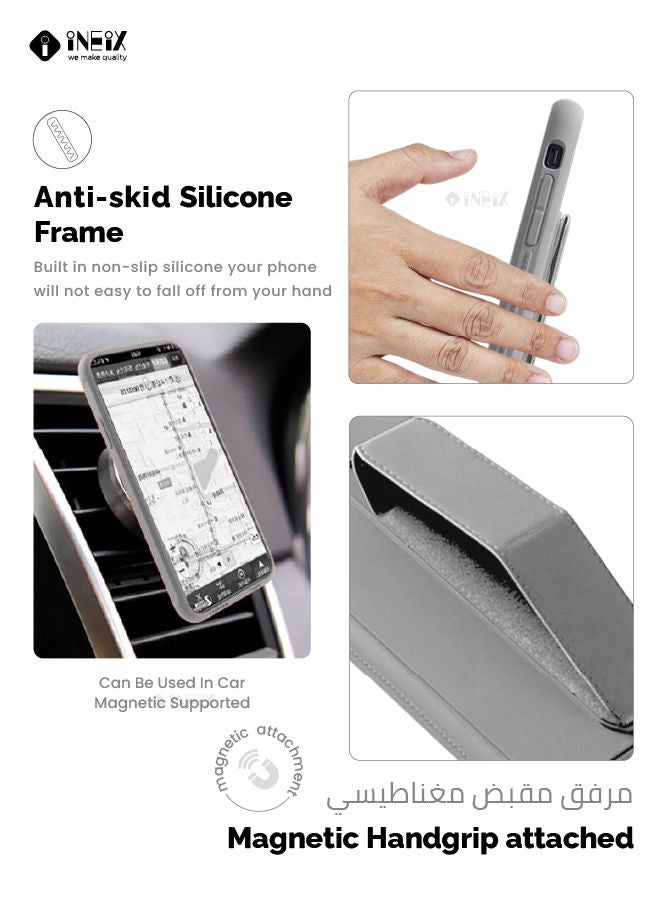 3 in 1 Magnetic Hand Grip Holder Case For Samsung Galaxy A72 4G5G - Image 4