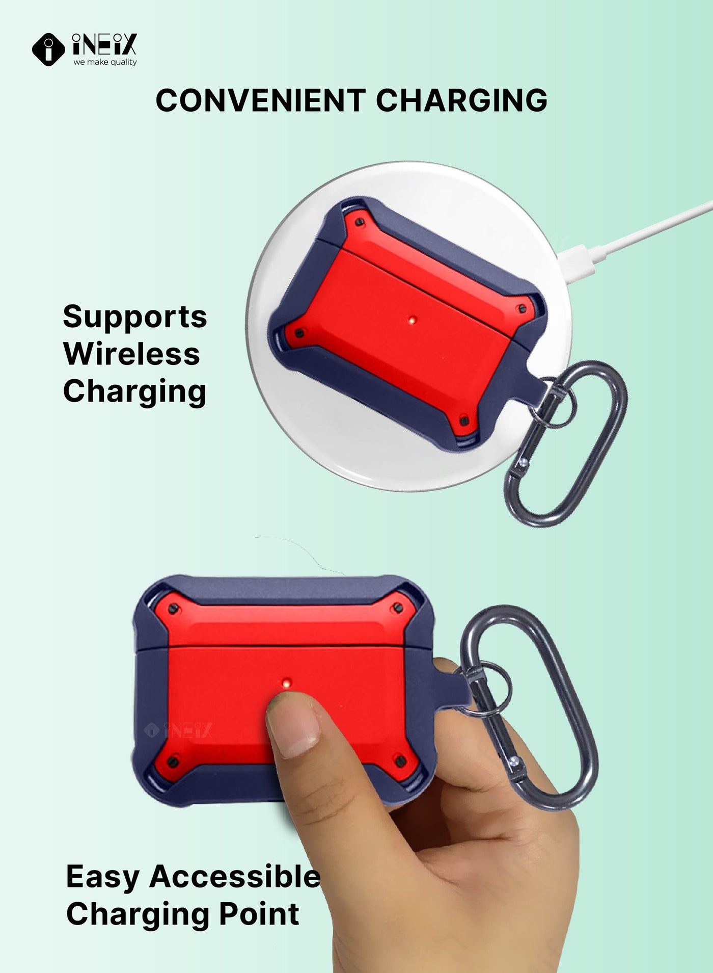 Luxury Design Shockproof Case Cover for Apple AirPods Pro 2-2022 - Image 3