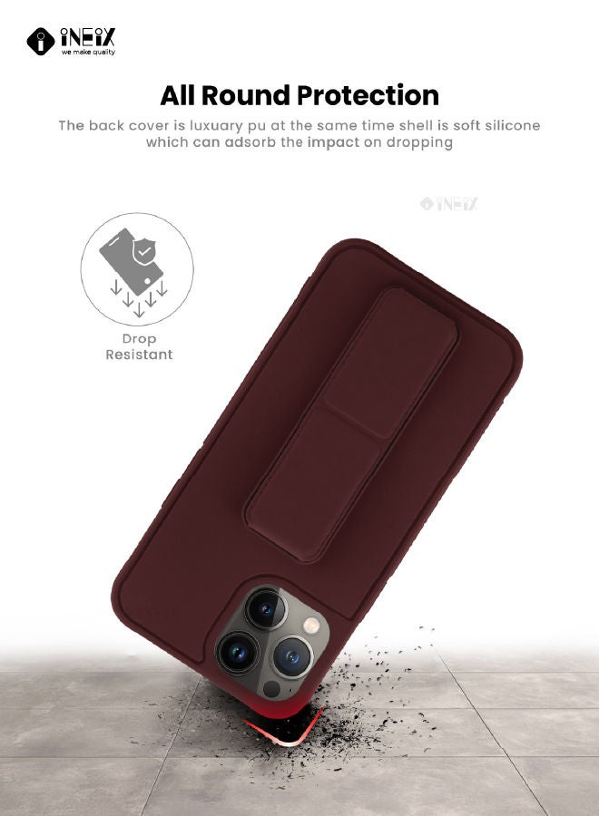 3-in-1 Magnetic Wrist Strap Hand Grip with Stand Case Cover For Apple iPhone 13 Pro - Image 3
