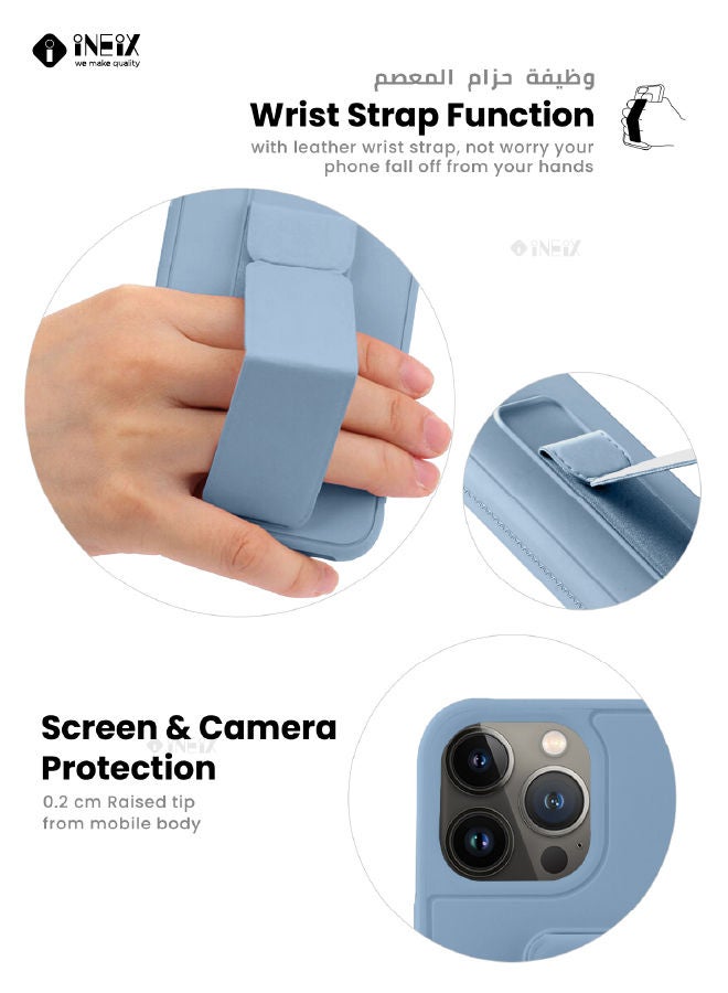 3-in-1 Magnetic Wrist Strap Hand Grip with Stand Case Cover For Apple iPhone 13 Pro - Image 2