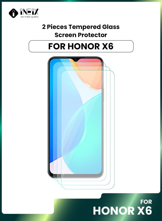 3-Pieces Tempe Glass Screen Protector For Honor X6