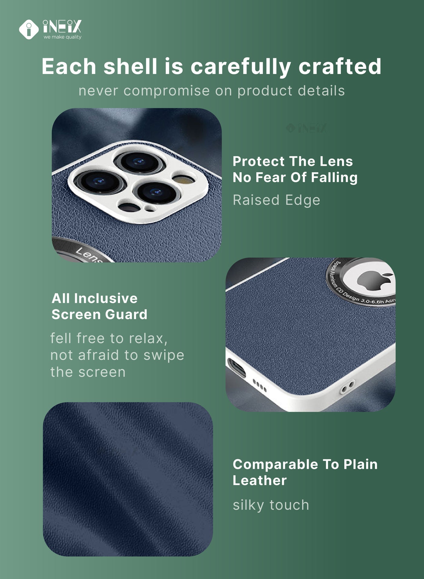 Protection Case Cover With Visible Logo Lense For Apple iPhone 12 Pro Max - Image 4