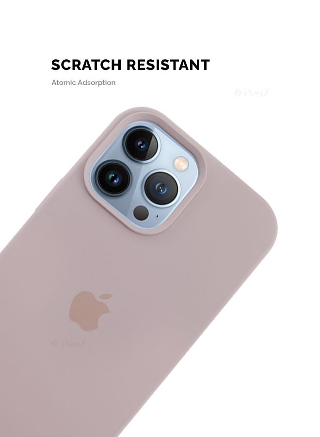 Logo Compatible Silicone Case Cover For Apple iPhone 13 Pro Stone - Image 3