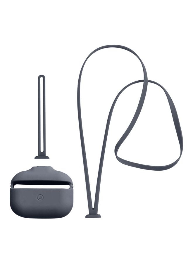 Silicone Case Cover With Hand And Neck Strap For Apple AirPods Pro