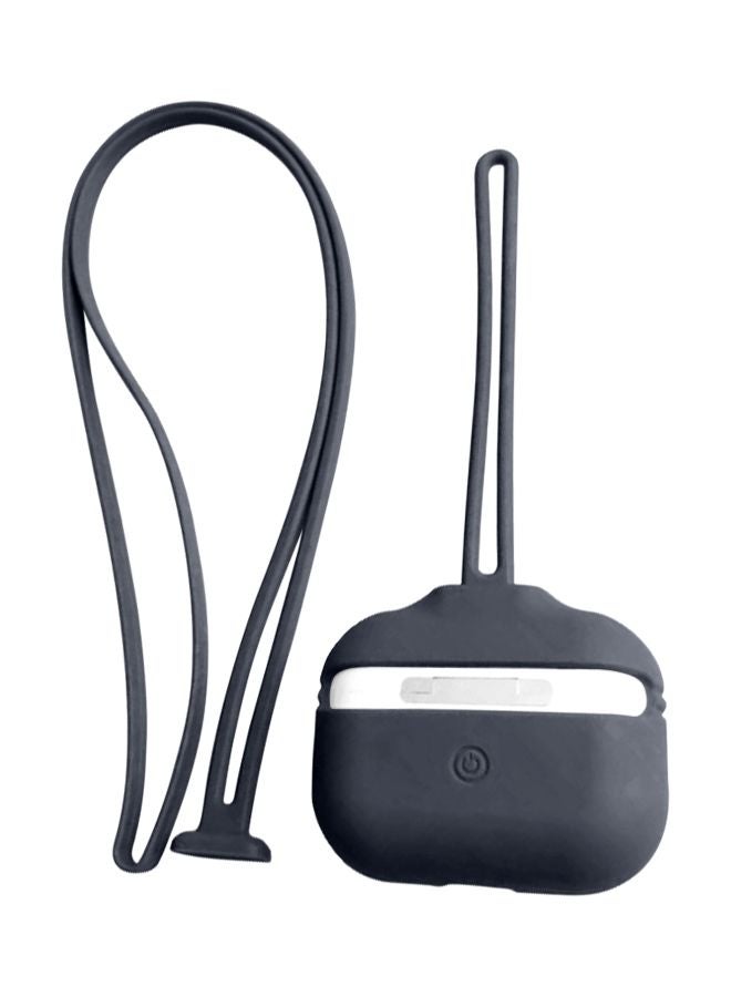 Silicone Case Cover With Hand And Neck Strap For Apple AirPods Pro - Image 5
