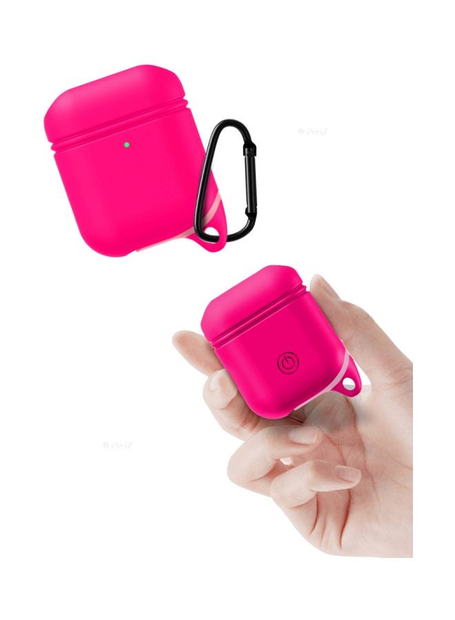 Protective Charging Case Cover With Carabiner For Apple AirPods - Image 3