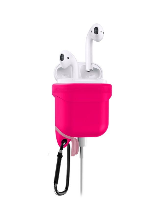Protective Charging Case Cover With Carabiner For Apple AirPods - Image 4