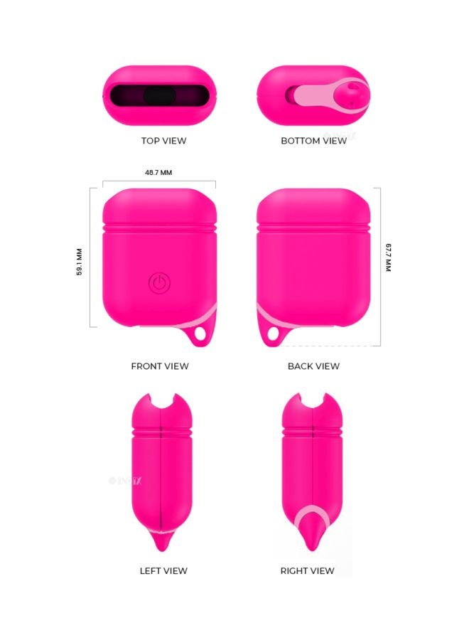 Protective Charging Case Cover With Carabiner For Apple AirPods - Image 5