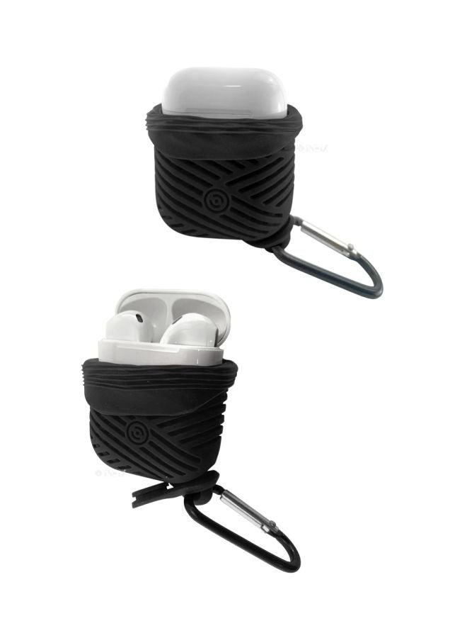 Protective Charging Case Cover With Carabiner For Apple AirPods - Image 3
