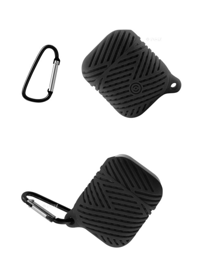 Protective Charging Case Cover With Carabiner For Apple AirPods - Image 4
