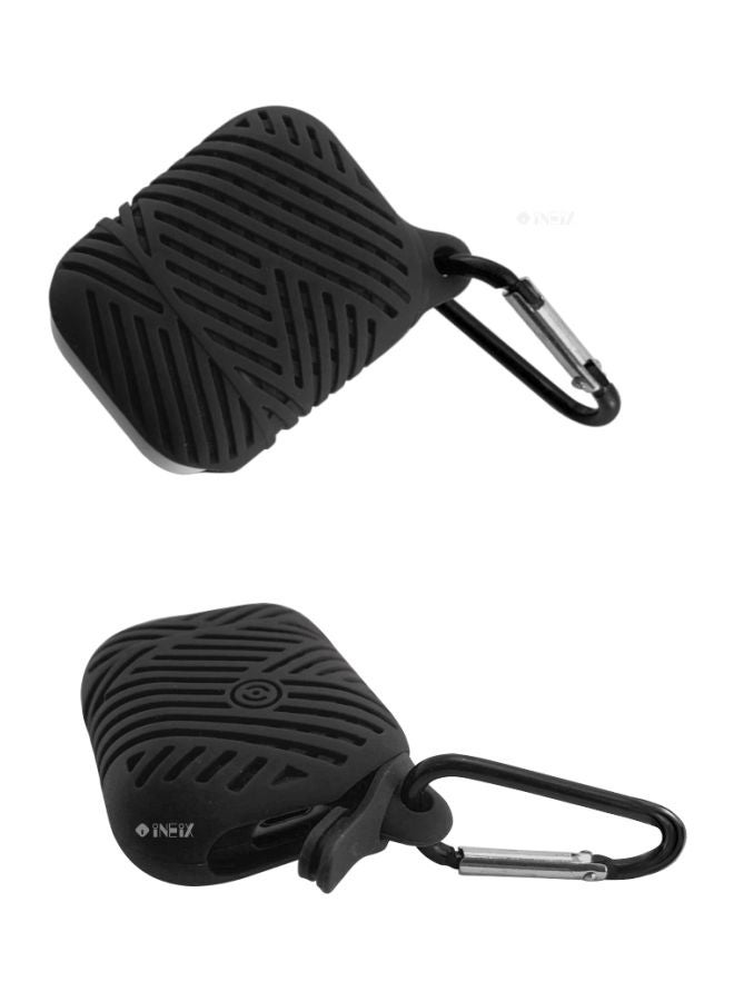 Protective Charging Case Cover With Carabiner For Apple AirPods - Image 5
