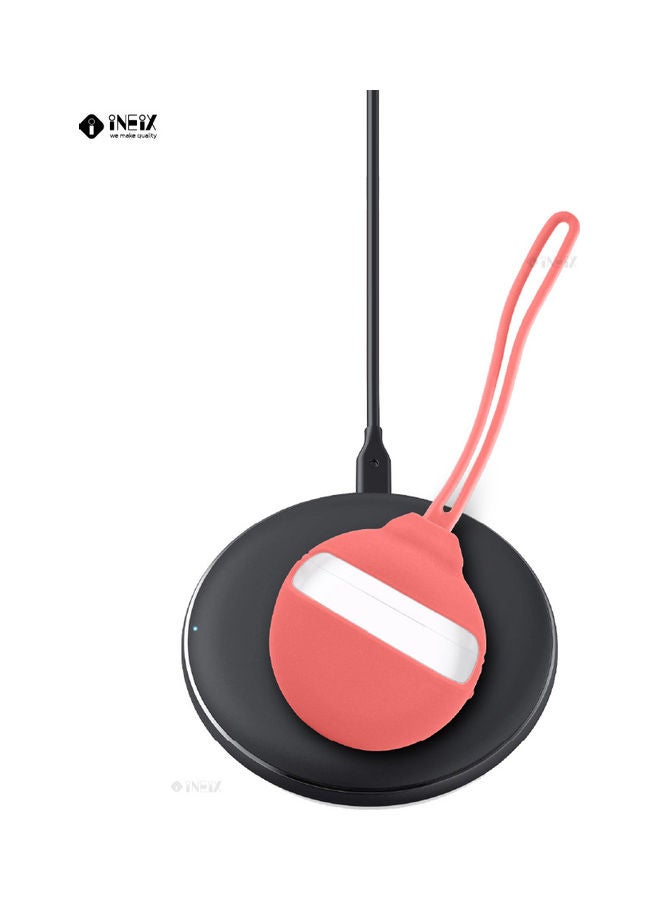 Silicone Case Cover With Hand & Neck Strap For Huawei FreeBuds 3 Blossom - Image 4