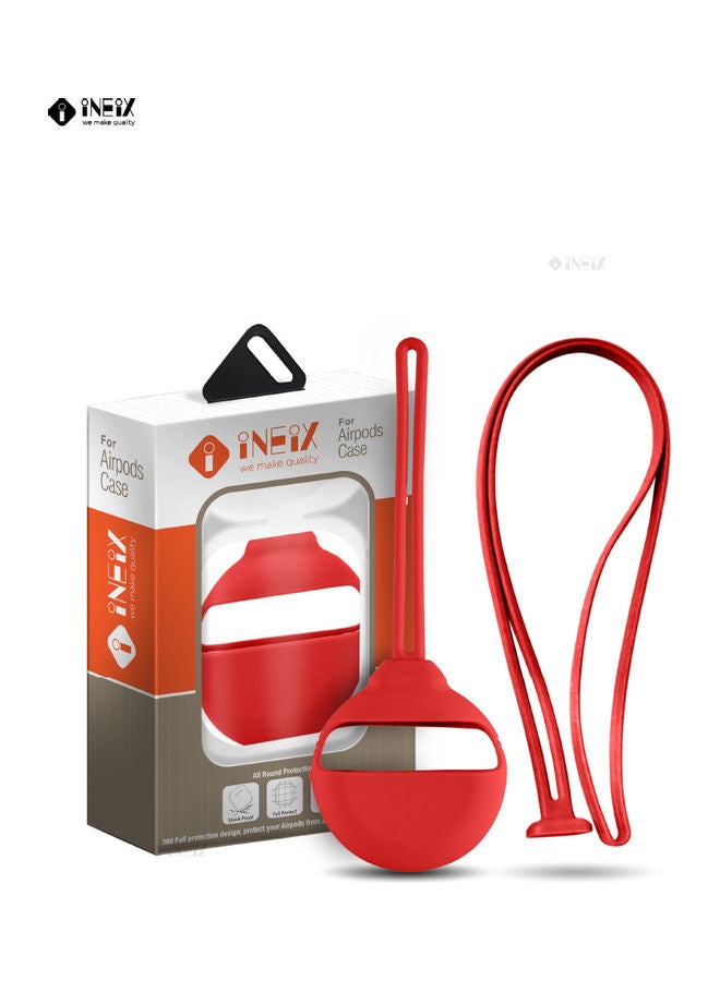 Silicone Case Cover With Hand & Neck Strap For Huawei FreeBuds 3 - Image 2