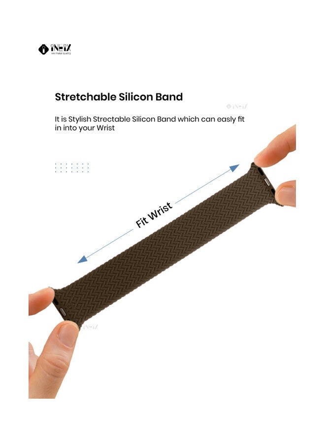 Braided Solo Loop Stretchable Silicone Replacement Strap - Image 3