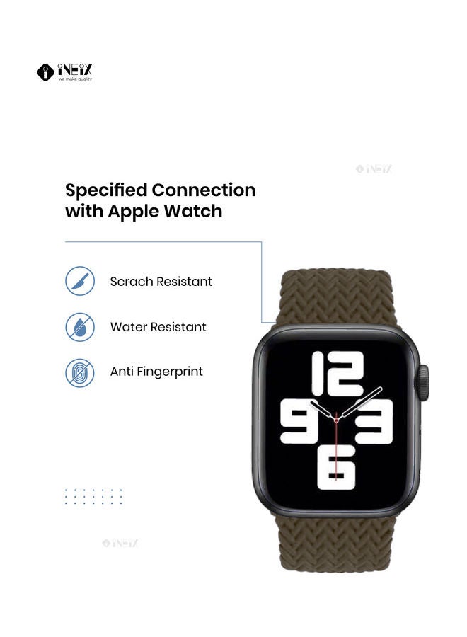 Braided Solo Loop Stretchable Silicone Replacement Strap - Image 5