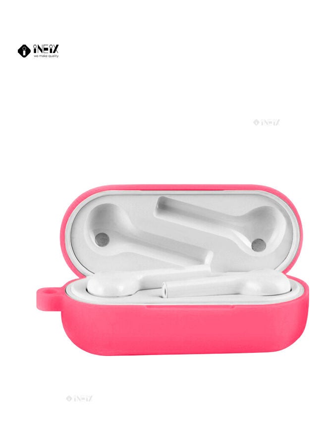 Protective Case Cover With Carabiner For Huawei FreeBuds 3i - Image 4