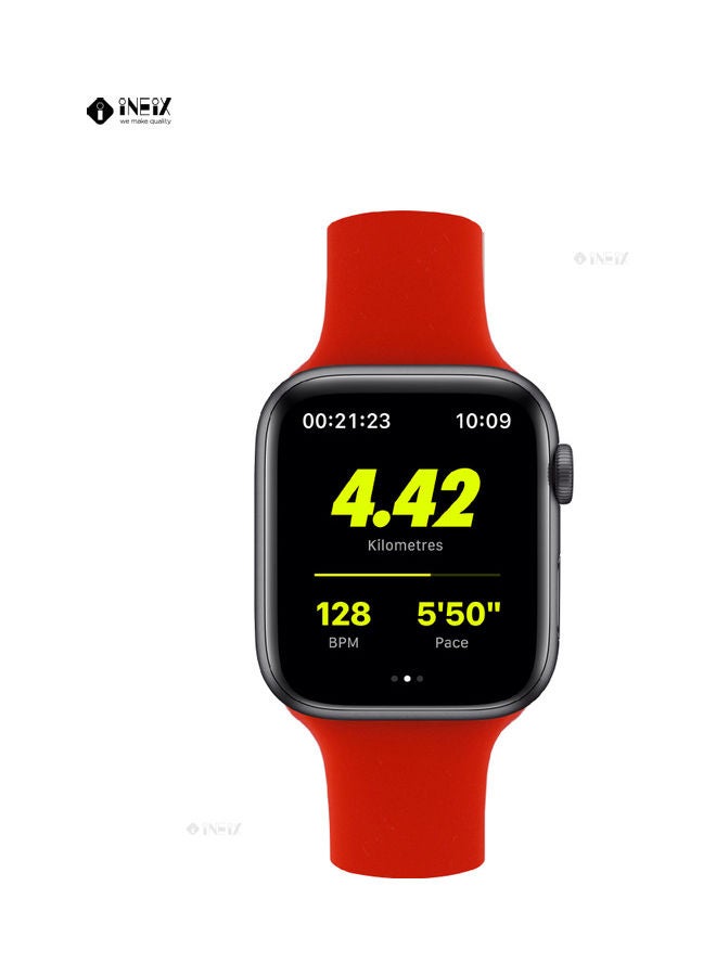Solo Loop Stretchable Silicone Replacement Strap For Apple Watch 38,40mm (135mm Length) - Image 2