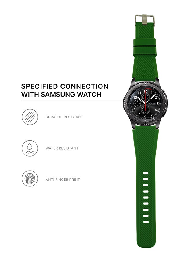 Textu Silicone Replacement Strap For Samsung Gear S3 - Image 4