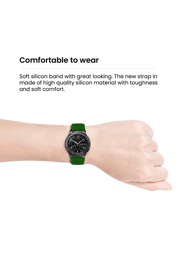 Textu Silicone Replacement Strap For Samsung Gear S3 - Image 5