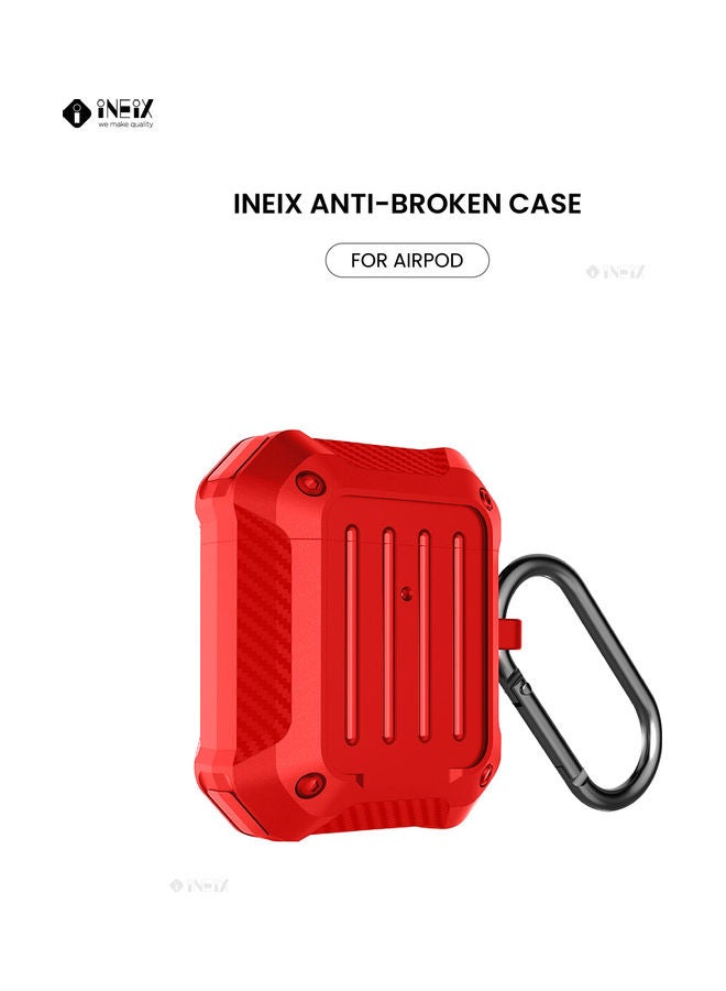 Protective Case Cover With Carabiner For Apple AirPods