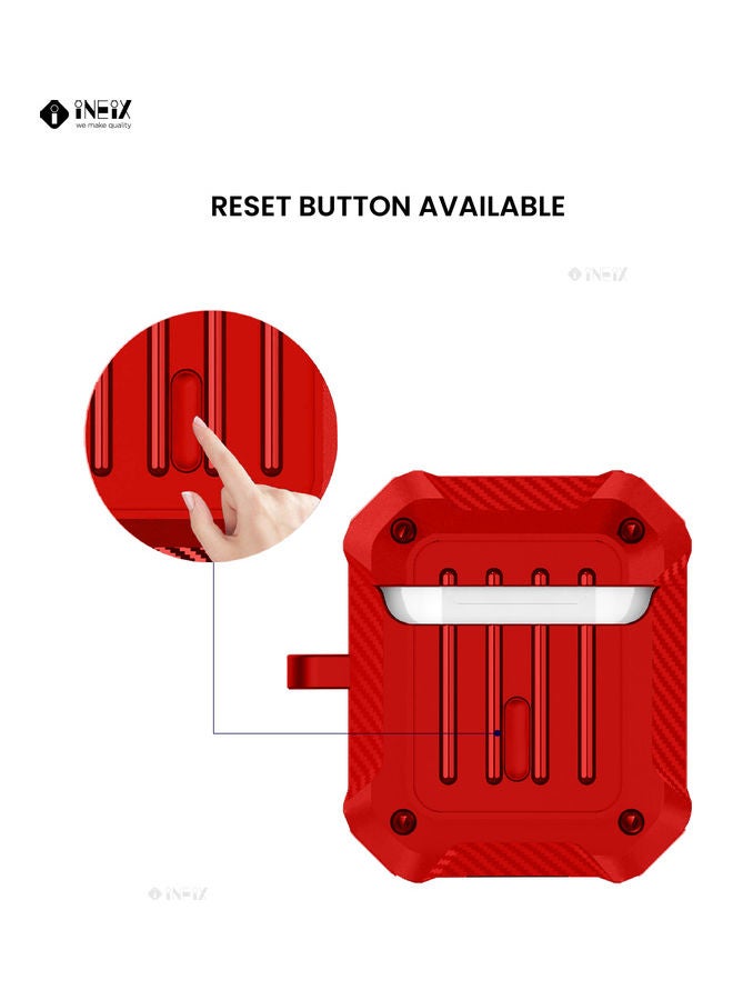 Protective Case Cover With Carabiner For Apple AirPods - Image 4