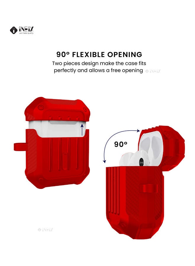 Protective Case Cover With Carabiner For Apple AirPods - Image 5